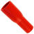 Red Silicone Hose, 1 1/2 x 1 1/8 inch ID Straight Reducer