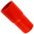 Red Silicone Hose, 2 x 1 3/4 inch ID Straight Reducer