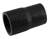 Black Silicone Hose, 2 x 1 3/4 inch ID Straight Reducer