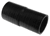 Black Silicone Hose, 2 x 2 1/8 inch ID Straight Reducer