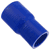 Blue Silicone Hose, 2 1/2 x 2  inch ID Straight Reducer