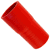 Red Silicone Hose, 2 1/8 x 2 inch ID Straight Reducer