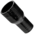 Black Silicone Hose, 2 1/4 x 1 1/2 inch ID Straight Reducer