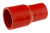 Red Silicone Hose, 2 1/4 x 1 3/4 inch Straight Reducer
