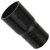 Black Silicone Hose, 2 1/4 x 2 inch ID Straight Reducer