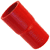 Red Silicone Hose, 2 1/4 x 2 inch ID Straight Reducer