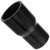 Black Silicone Hose, 2 3/8 x 2 inch ID Straight Reducer