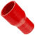 Red Silicone Hose, 2 1/2 x 1 3/4 inch ID Straight Reducer