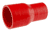 Red Silicone Hose, 2 1/2 x 1 3/4 inch Straight Reducer