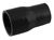 Black Silicone Hose, 2 1/2 x 2 inch ID Straight Reducer