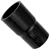 Black Silicone Hose, 2 1/2 x 2 1/4 inch ID Straight Reducer