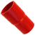 Red Silicone Hose, 2 1/2 x 2 1/4 inch ID Straight Reducer