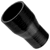 Black Silicone Hose, 2 3/4 x 2.00 inch ID Straight Reducer