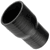 Black Silicone Hose, 2 3/4 x 2 1/4 inch ID Straight Reducer