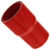 Red Silicone Hose, 2 3/4 x 2 3/8 inch ID Straight Reducer