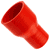 Red Silicone Hose, 3 x 2 inch ID Straight Reducer