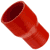 Red Silicone Hose, 3 x 2 1/4 inch ID Straight Reducer