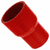 Red Silicone Hose, 3 x 2 3/8 inch ID Straight Reducer