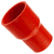 Red Silicone Hose, 3 x 2 1/2 inch ID Straight Reducer