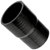 Black Silicone Hose, 3 x 2 3/4 inch ID Straight Reducer