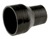 Black Silicone Hose, 3 1/2 x 2 1/4 inch ID Straight Reducer
