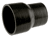 Black Silicone Hose, 3 1/2 x 2 3/4 inch ID Straight Reducer