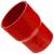 Red Silicone Hose, 3 1/2 x 3 inch ID Straight Reducer