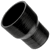 Black Silicone Hose, 3 3/4 x 2 3/4 inch ID Straight Reducer