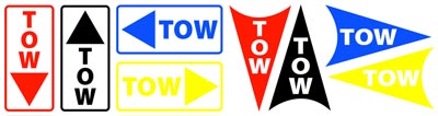 Tow Hook Decals Product Group