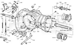 Webster / Hewland Mk-Series Maincase Parts (Drawing C) Product Group