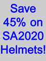 Save 45% on Snell SA2020 helmets!