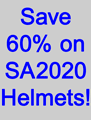 Save 60% on Snell SA2020 helmets!