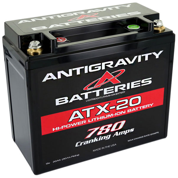 (LI) Antigravity 12v Lithium YTX20 OEM Case Battery, 20 Cell Pegasus