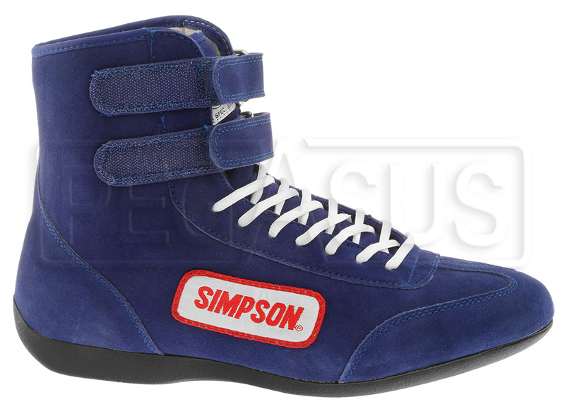 Simpson High Top Driving Car Racing Shoes Sfi 5 6 7 8 9 10 11 12 13 Uk Fire