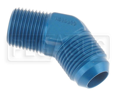 AN823 Male NPT Pipe to Male AN 45' Elbow - Pegasus Auto Racing Supplies