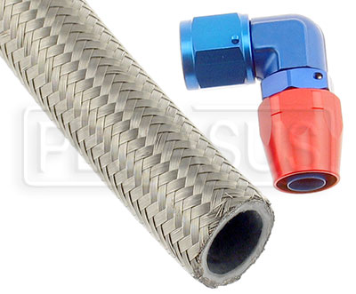Over Braid Fuel Line Oil Petrol BS 5118/2 Stainless Steel Braided Rubber Hose
