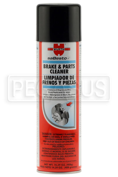 HAO) Wurth Brake Cleaner, 14 oz Aerosol Can - Pegasus Auto Racing