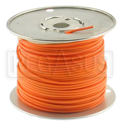 Wire, 18 Gauge - Orange  Pegasus Auto Racing Supplies