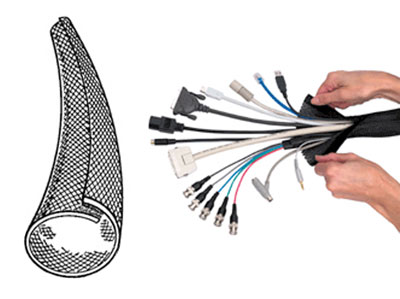 Braided Sleeving With NO FRAZZLE Braid Cable Wiring Harness Loom Protection 