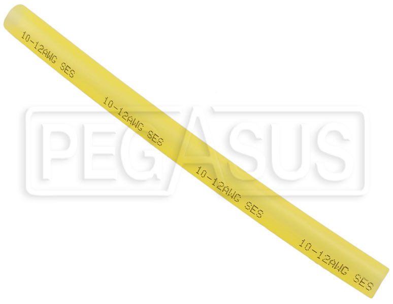 Heat Shrink Tubing Tube Diameter 12mm 15/32" x 2m/6FT @Yellow 
