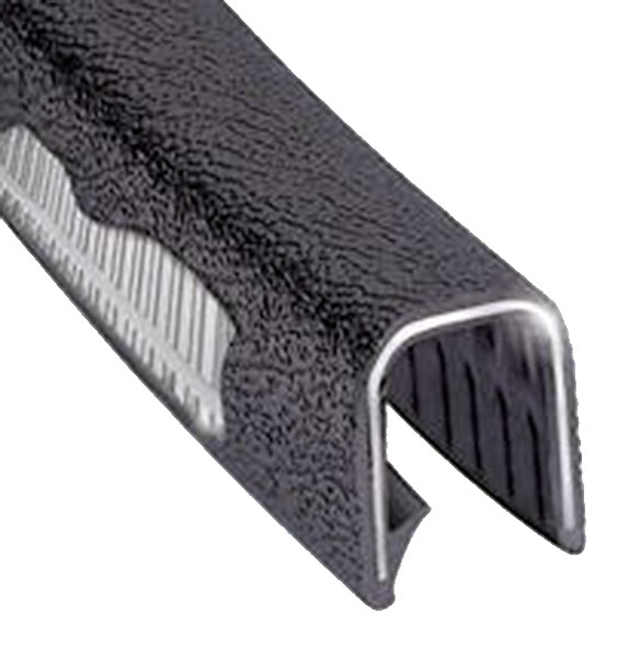 Heavy Duty Flexible Edge Trim, Black per foot Pegasus Auto Racing