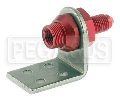 3AN Brake Fitting with Frame Tab, Weldable or Rivet Mount - Pegasus Auto  Racing Supplies