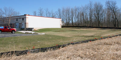 April 15, 2009 - Installed silt fence.