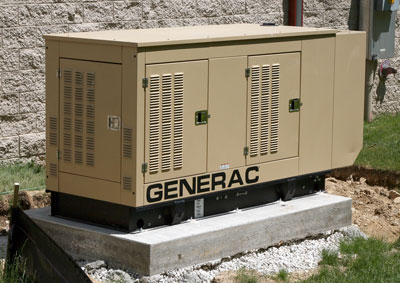 June 4, 2009 - The generator has been installed on its pad.
