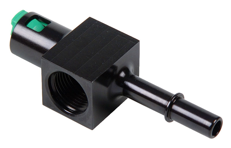 Wakauto Aluminum 3/8 inch EFI Push-On Quick Connect Adaptor to AN8 Fuel Line Rail Hose Fitting 
