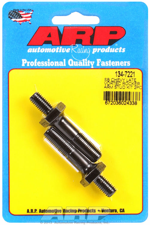 ARP 234-7206 Black For SB Chevy Rocker Arm Stud Kit