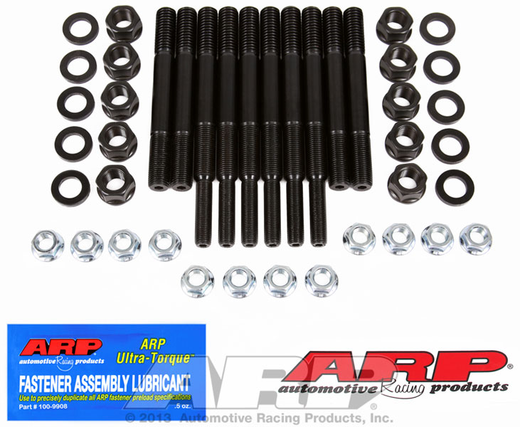 ARP Main Stud 2-Bolt Kit Main Hex Nut Ford 302-351 Cleveland 154-5404 