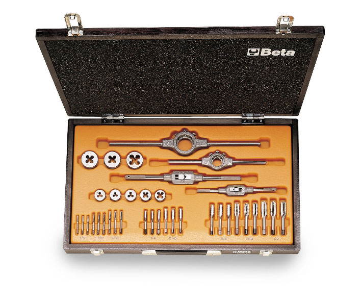 Beta Tools 446ASW/C36 Tap, Die, Wrench Set Whitworth BSW Pegasus