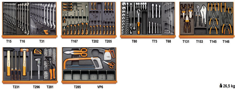 Beta 2400saxl7 R Vi3t C24sa Xl 7 R 142 Pc Industrial Set Pegasus Auto Racing Supplies