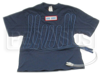 Cotton Cool Shirt, Blue, Short Sleeve - Pegasus Auto Racing Supplies